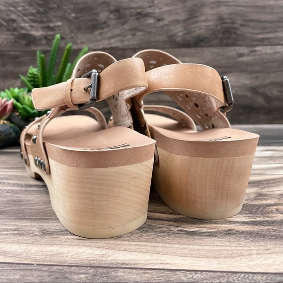 NIB Earth Pine Toba Slingback Studded Clog Sandal - Picture 7 of 11